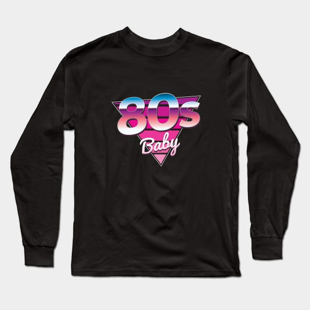 80s baby Long Sleeve T-Shirt by zoljo